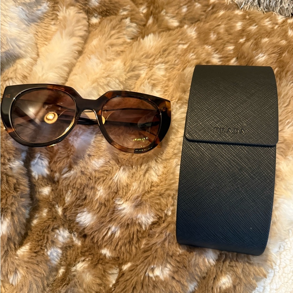 Prada Brown Tortoise Sunglasses
